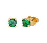 Kate Spade Little Luxuries Green 6mm Square Stud Earrings