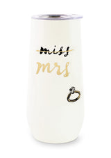 Kate Spade Miss To Mrs. Stainless Steel Champagne Flute