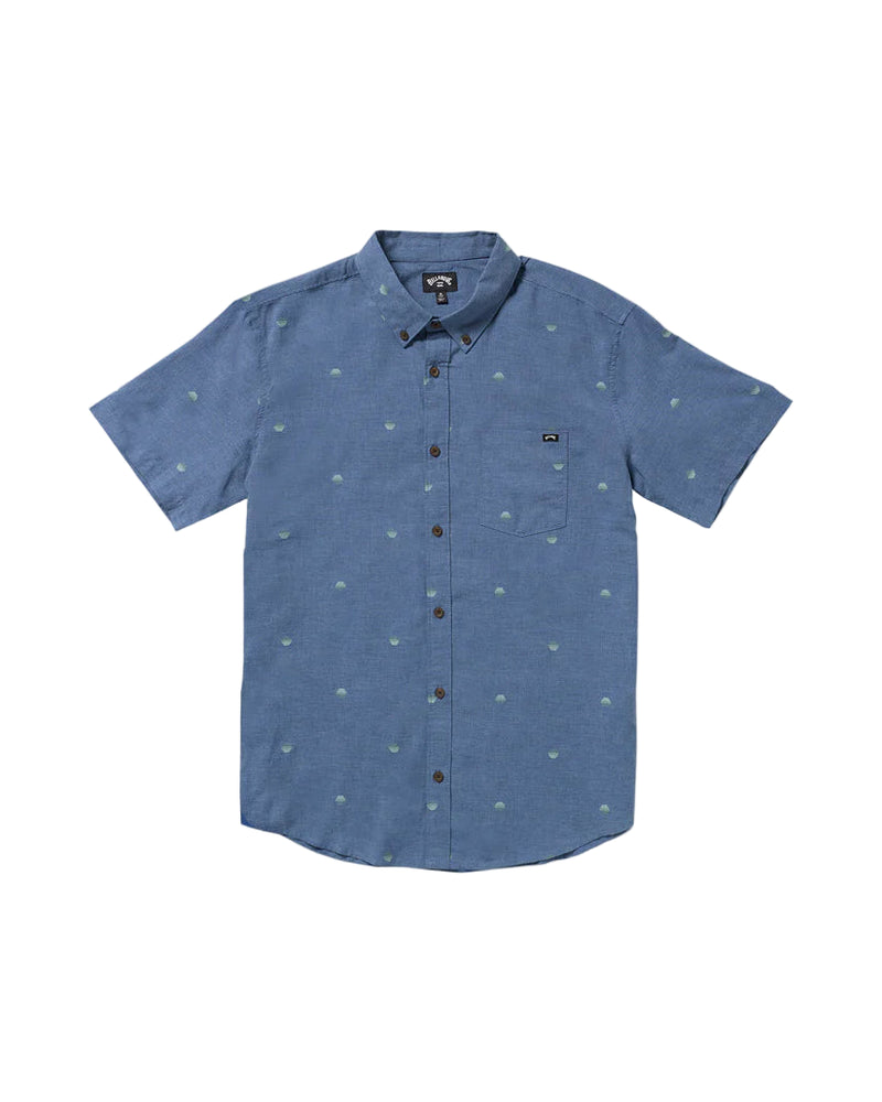 Billabong Mens All Day Jacquard Short Sleeve Shirt