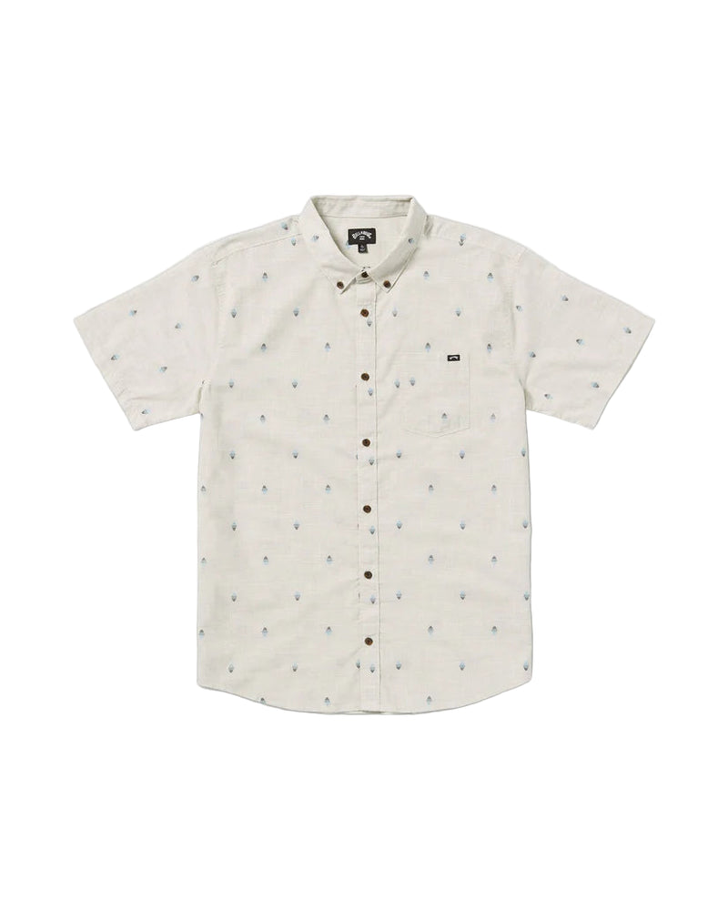 Billabong Mens All Day Jacquard Short Sleeve Shirt
