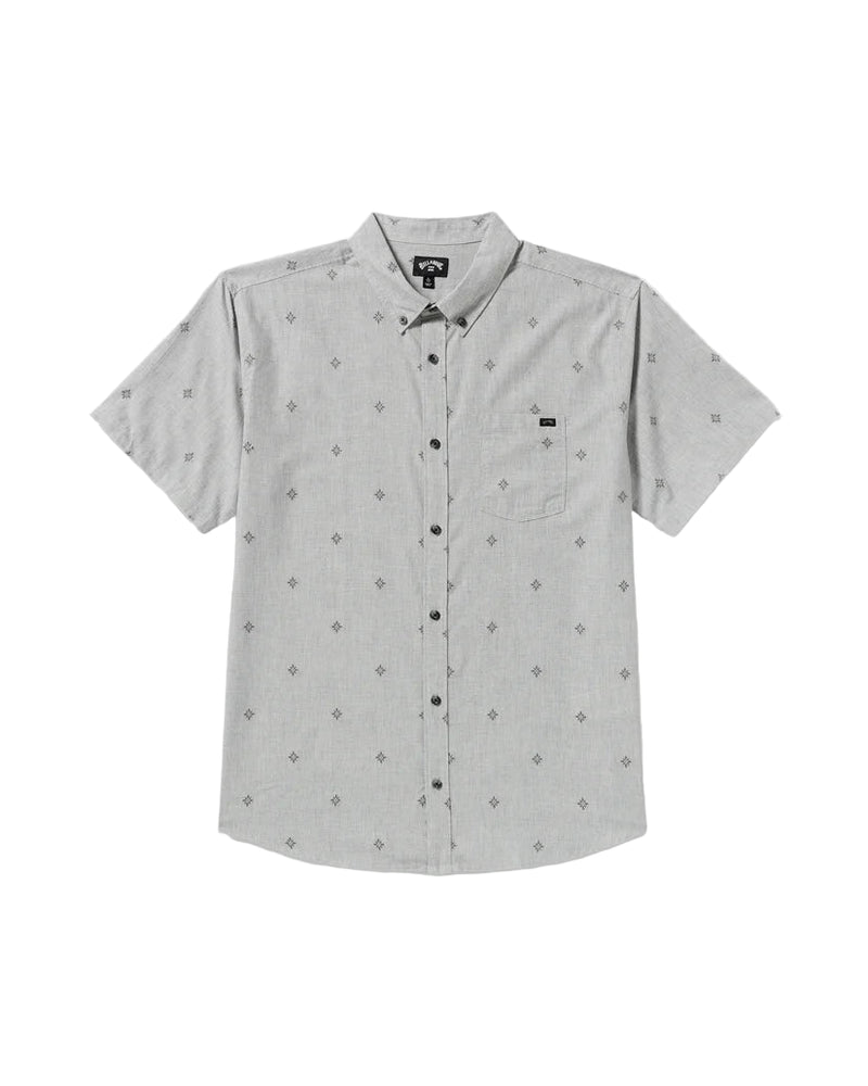 Billabong Mens All Day Jacquard Short Sleeve Shirt