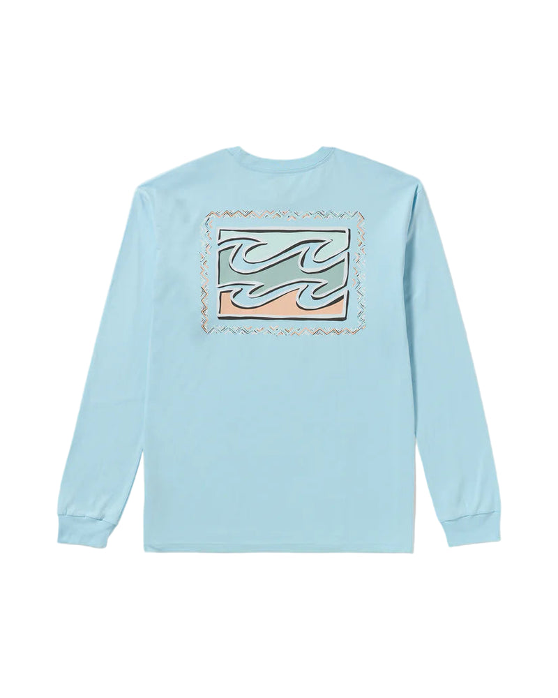 Billabong Men's Crayon Wave Regular Long Sleeve T-Shirt