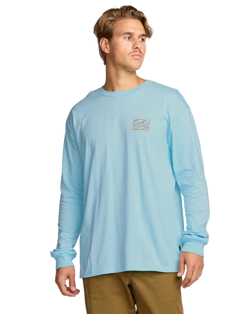 Billabong Men's Crayon Wave Regular Long Sleeve T-Shirt