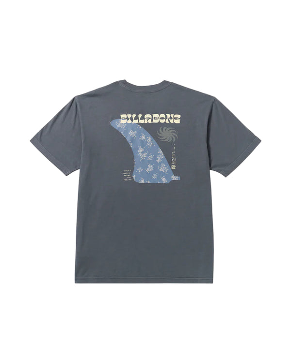 Billabong Mens Single Fin Premium Wave Wash Short Sleeve T-Shirt