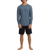 Billabong Mens All Day Wave Loose Fit Lone Sleeve Rash Vest