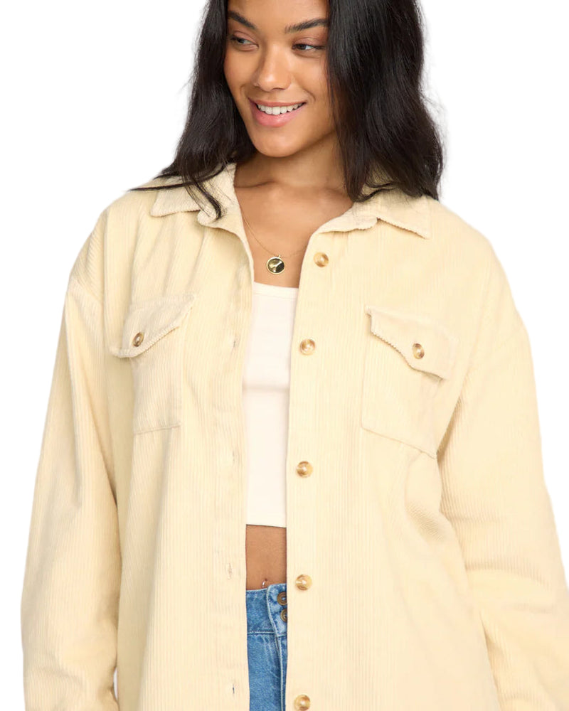 Billabong Women's Fadeaway Long Sleeve Shacket