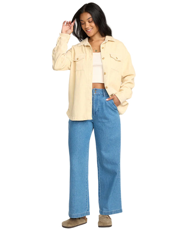 Billabong Women's Fadeaway Long Sleeve Shacket