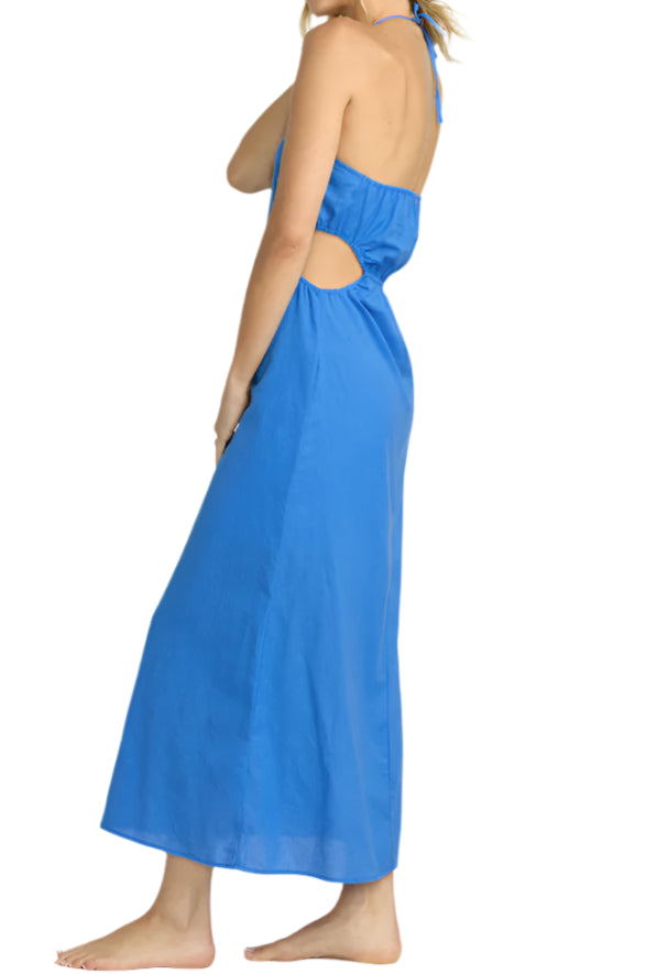 Billabong Womens True Blue Maxi Dress ShopCGX Billabong Womens True Blue Maxi Dress ShopCGX