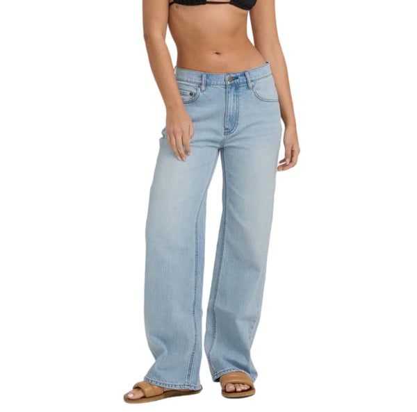 Billabong Womens Shifter Straight Leg Denim Pants