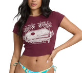 Billabong Womens Catch Some Sun Short Sleeve T-Shirt