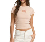 Billabong Womens Triple Stacked Short Sleeve T-Shirt