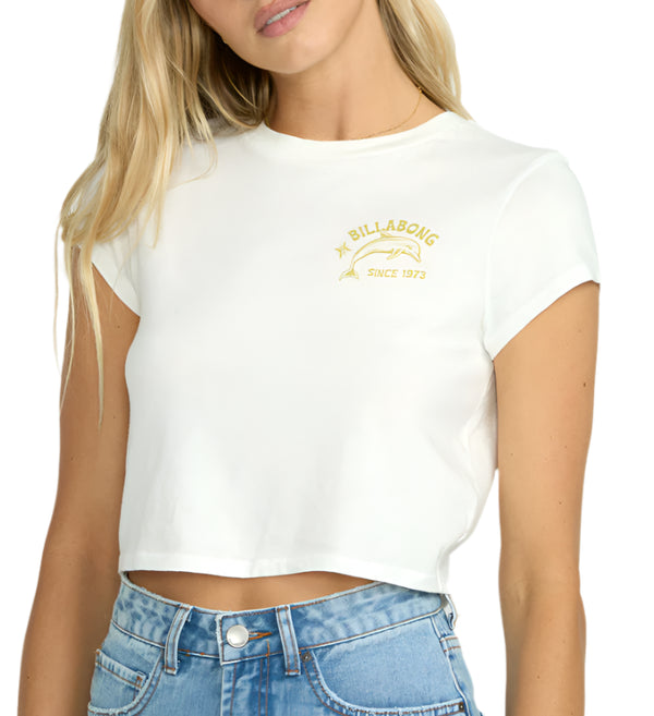 Billabong Womens Sunshine Surf Babes Short Sleeve T-Shirt