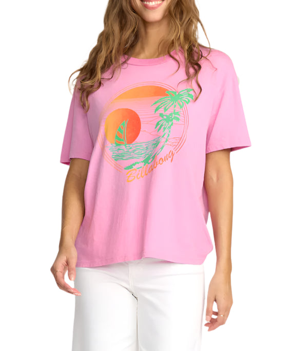 Billabong Womens Bright New Day Short Sleeve T-Shirt