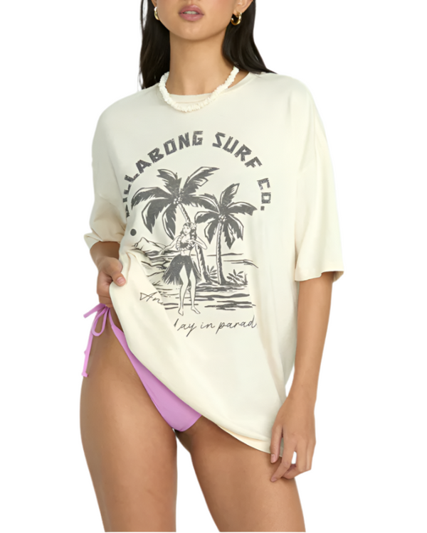 Billabong Womens This is Tropical Short Sleeve T-Shirt