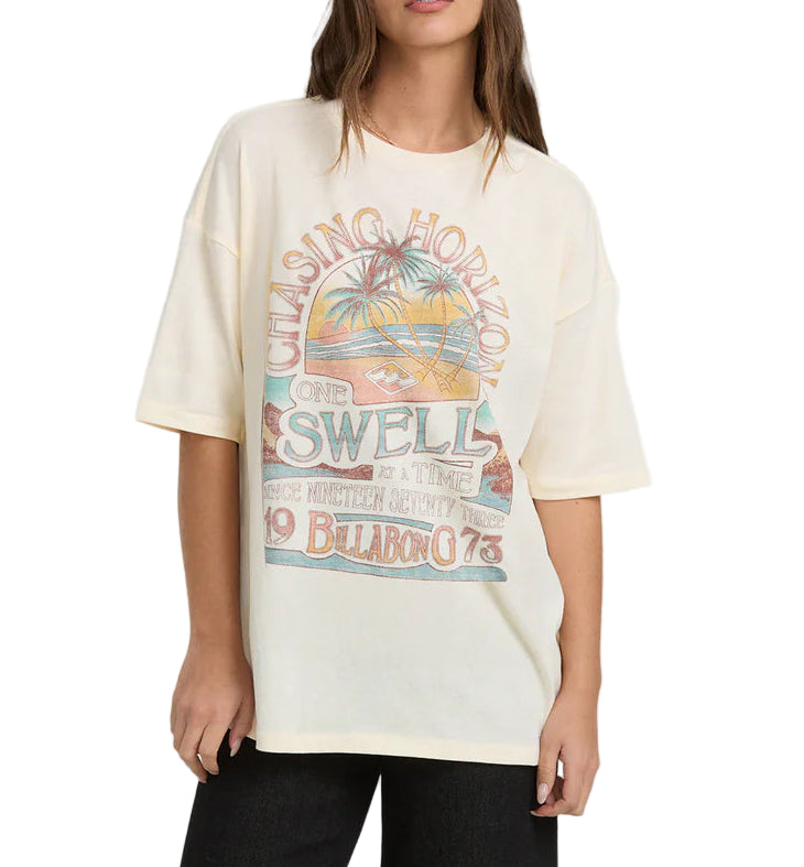 Billabong Womens The Sun Rises Short Sleeve T-Shirt