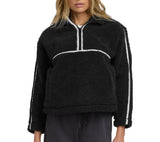 Billabong Womens Getting Warm Sherpa Half Zip Sweatshirt