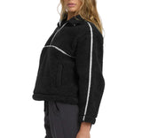 Billabong Womens Getting Warm Sherpa Half Zip Sweatshirt