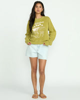 Billabong Womens From Paradise Crewneck Sweatshirt