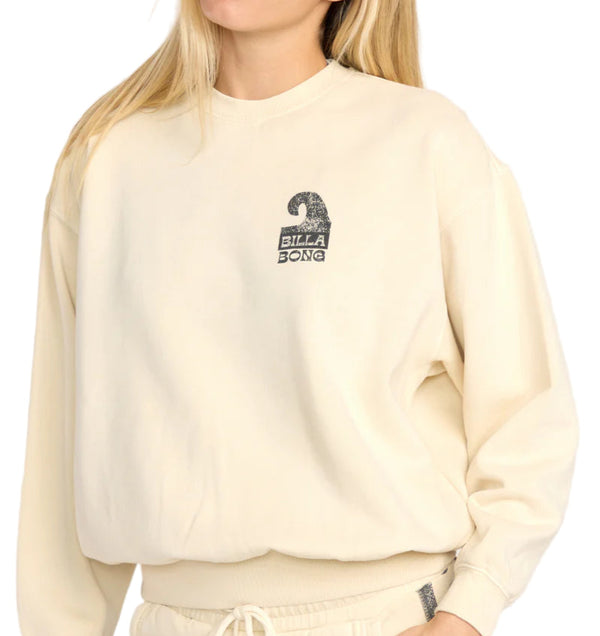 Billabong Womens Sun Wave Livin Kendal Crewneck Sweatshirt