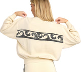 Billabong Womens Sun Wave Livin Kendal Crewneck Sweatshirt