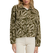 Billabong Womens First Light Sherpa Front Zip Fleece Jacket