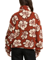 Billabong Womens All The Time Sherpa 1/2 Zip Sweatshirt