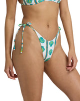 Billabong Womens Salty Waves Reversible Tie-side Dippi Skimpy Bikini Bottoms