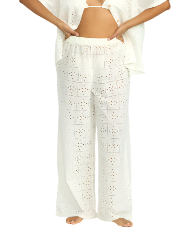 Billabong Womens Eyelet Crush Beach Coverup Pants