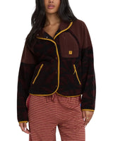Billabong Womens Popoyo Snap Up Fleece Jacket
