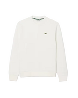 Lacoste Womens Relaxed Fit Piqué Crew Neck Sweatshirt