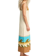 O'Neill Womens Solar Babe Midi Crochet Beach Dress