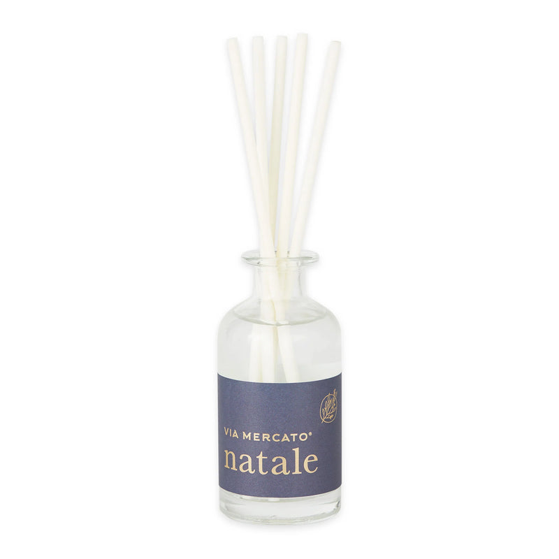 Via Mercato Natale Spiced Whiskey Oil Reed Diffuser