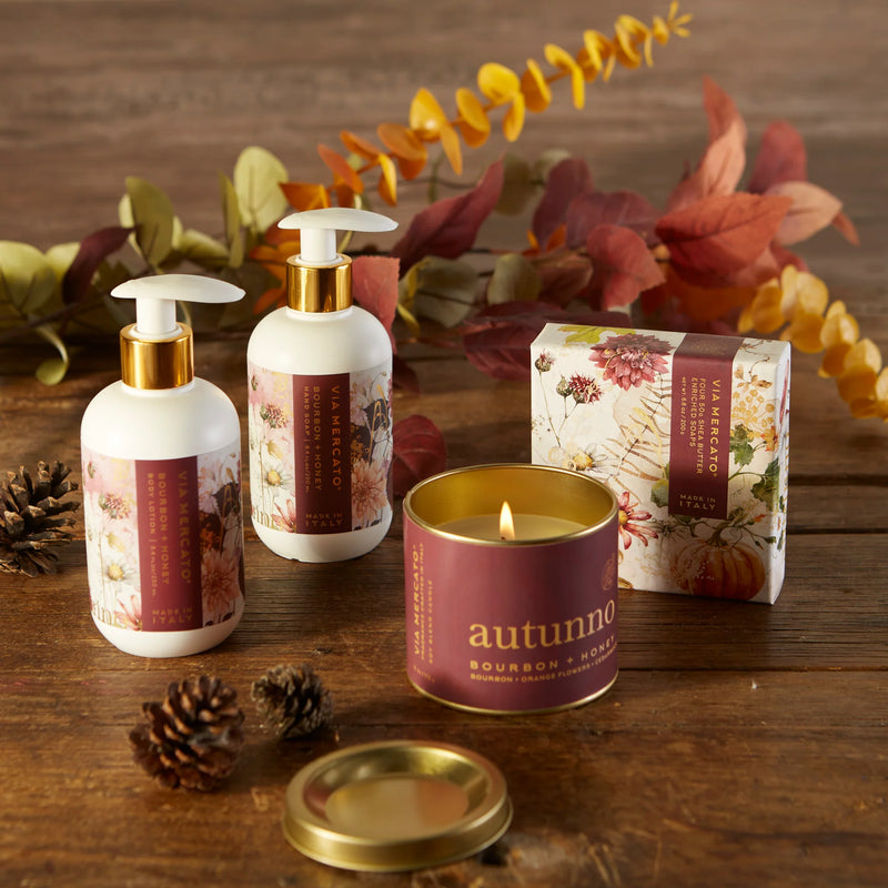 Via Mercato Autumno Bourbon & Honey Candle