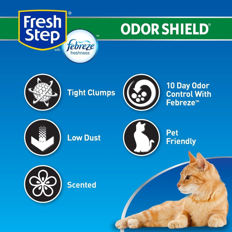 Fresh Step Odor Shield Clumping Cat Litter 25 lbs. ShopCGX