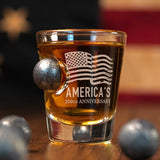 BenShot 250th Anniversary Musket Ball Shot Glass