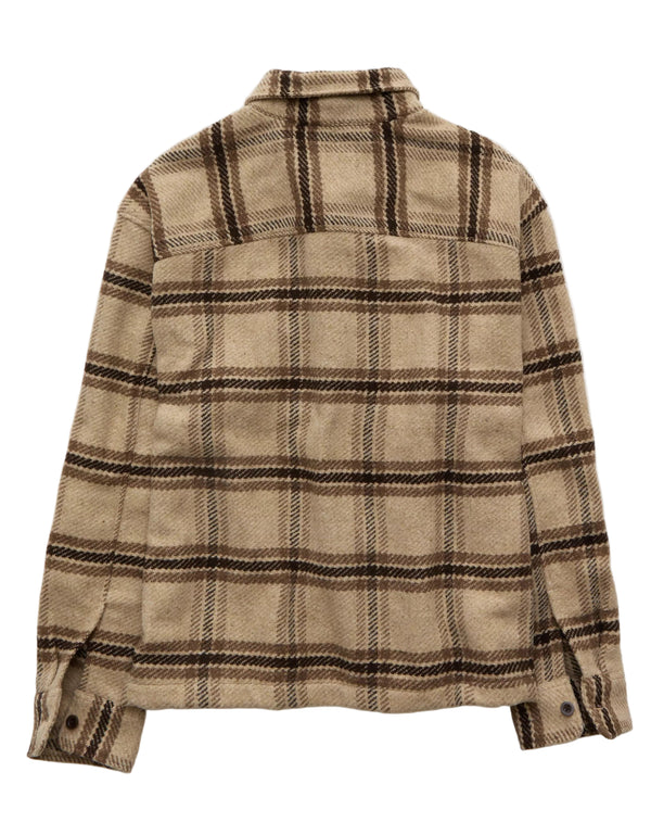 American Eagle Mens AE Textured Overshirt Jacket