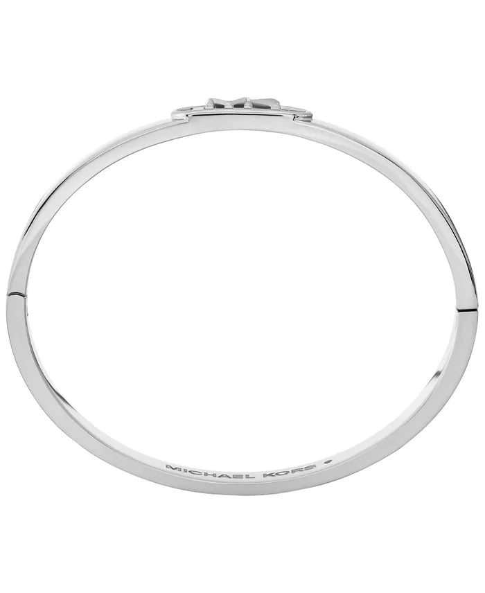 Michael Kors Platinum-Plated Empire Link Bangle Bracelet