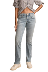 Lucky Brand Womens Mid Rise Sweet Straight Jeans