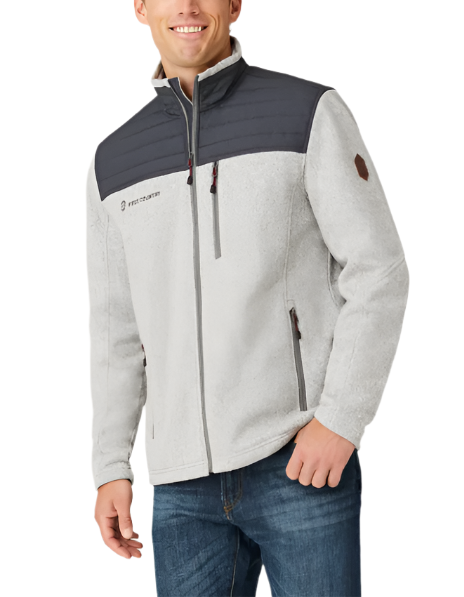 Free Country Mens Frore Knit Fleece Jacket