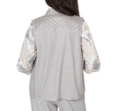 Ruby Rd. Womens Quilted Snap Front Vest