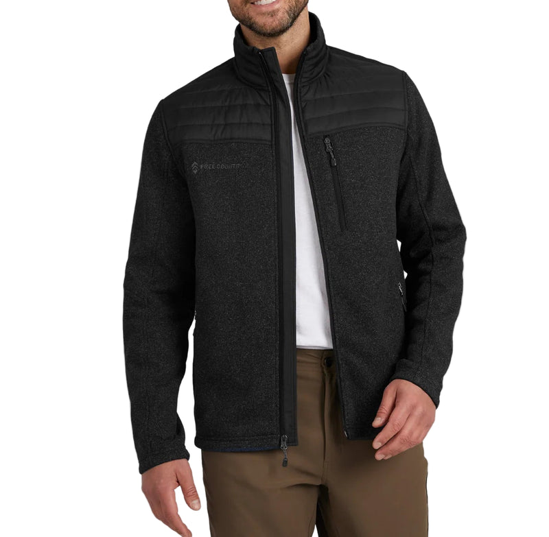 Free People Mens Frore Knit Fleece Jacket