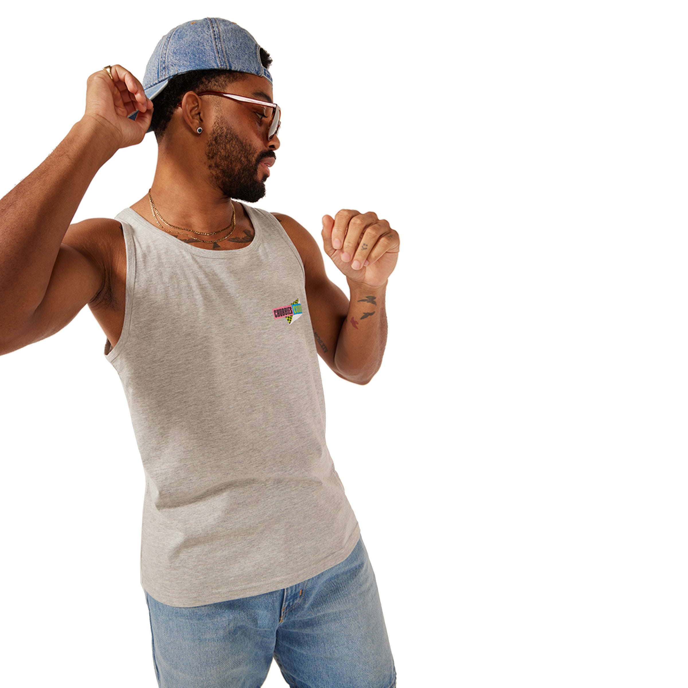 Chubbies Mens The Courts Classic Tank Top