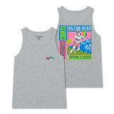 Chubbies Mens The Courts Classic Tank Top