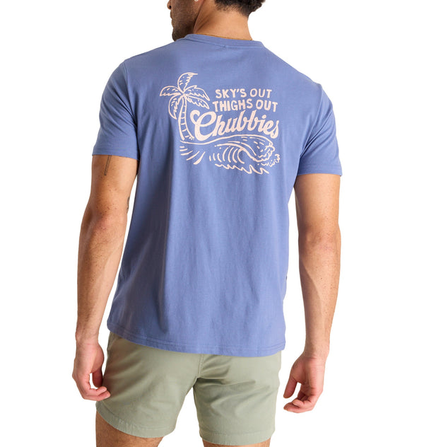 Chubbies Mens The Foldin' Chair Short Sleeve T-Shirt