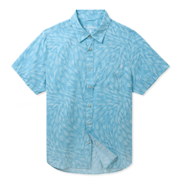 Chubbies Mens The Whirlpool Breezetech Short Sleeve Shirt