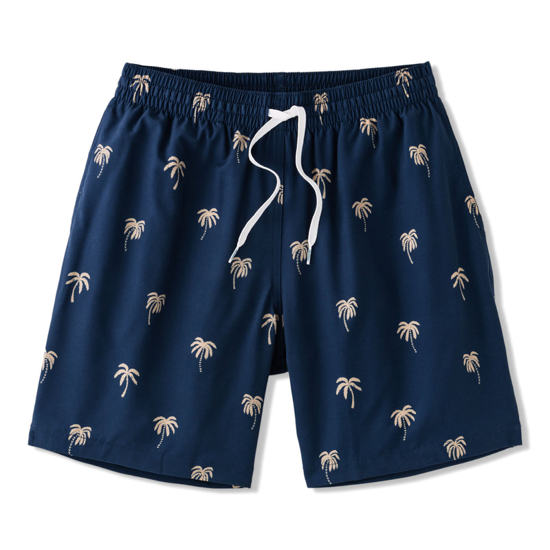 Chubbies Mens The Midnight Palms 7" Classic Swim Trunks