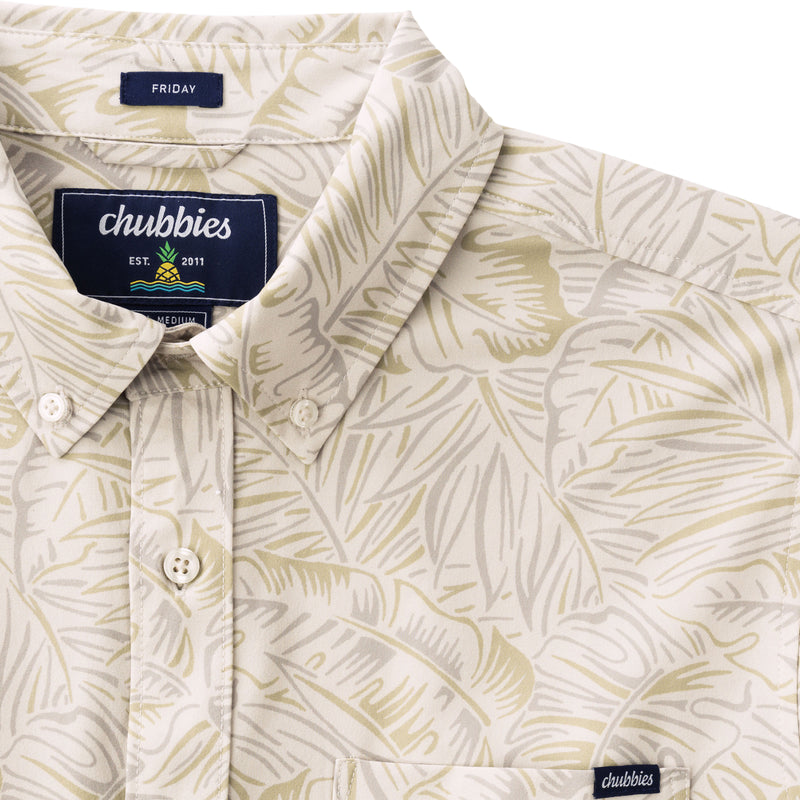 Chubbies Mens The Sticks And Stones Performance Short Sleeve Shirt