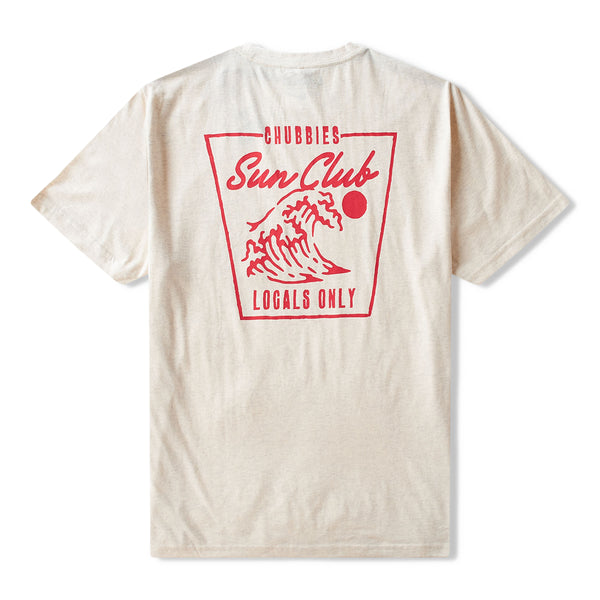 Chubbies Mens The Sun Club Short Sleeve T-Shirt