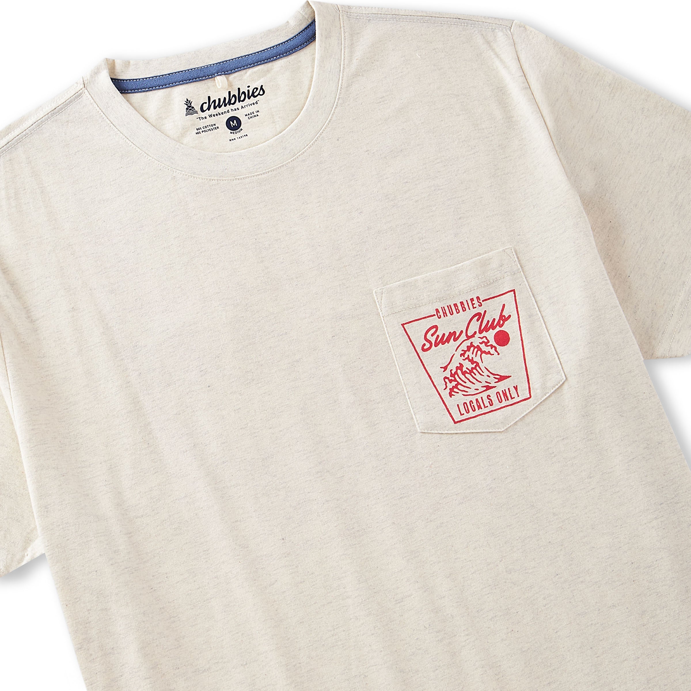 Chubbies Mens The Sun Club Short Sleeve T-Shirt