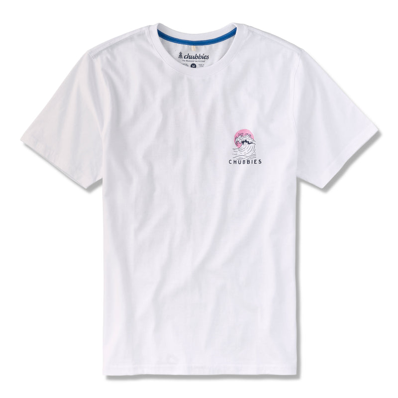 Chubbies Mens The Waves Are Calling Short Sleeve T-Shirt